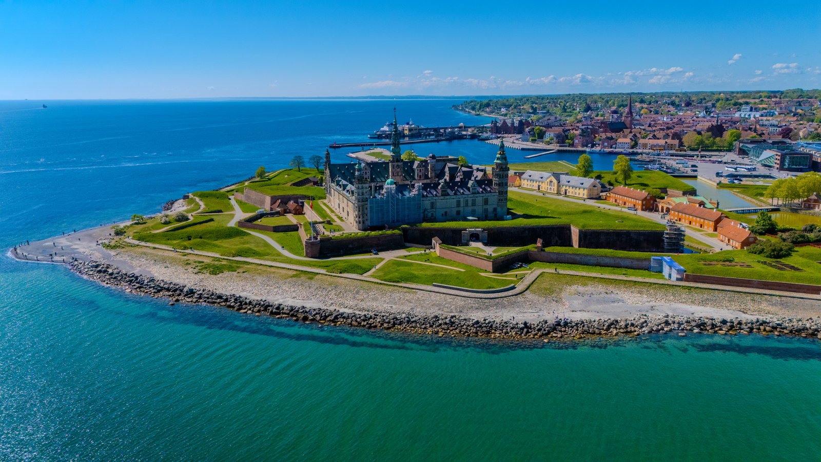 Kronborg Castle in Helsingør on a Danish Riviera day trip
